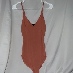 XS forever 21 coral bodysuit
